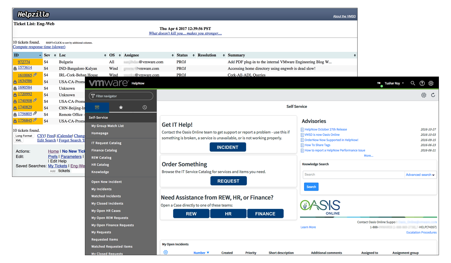 Diagram showing system inefficiency and user frustration.