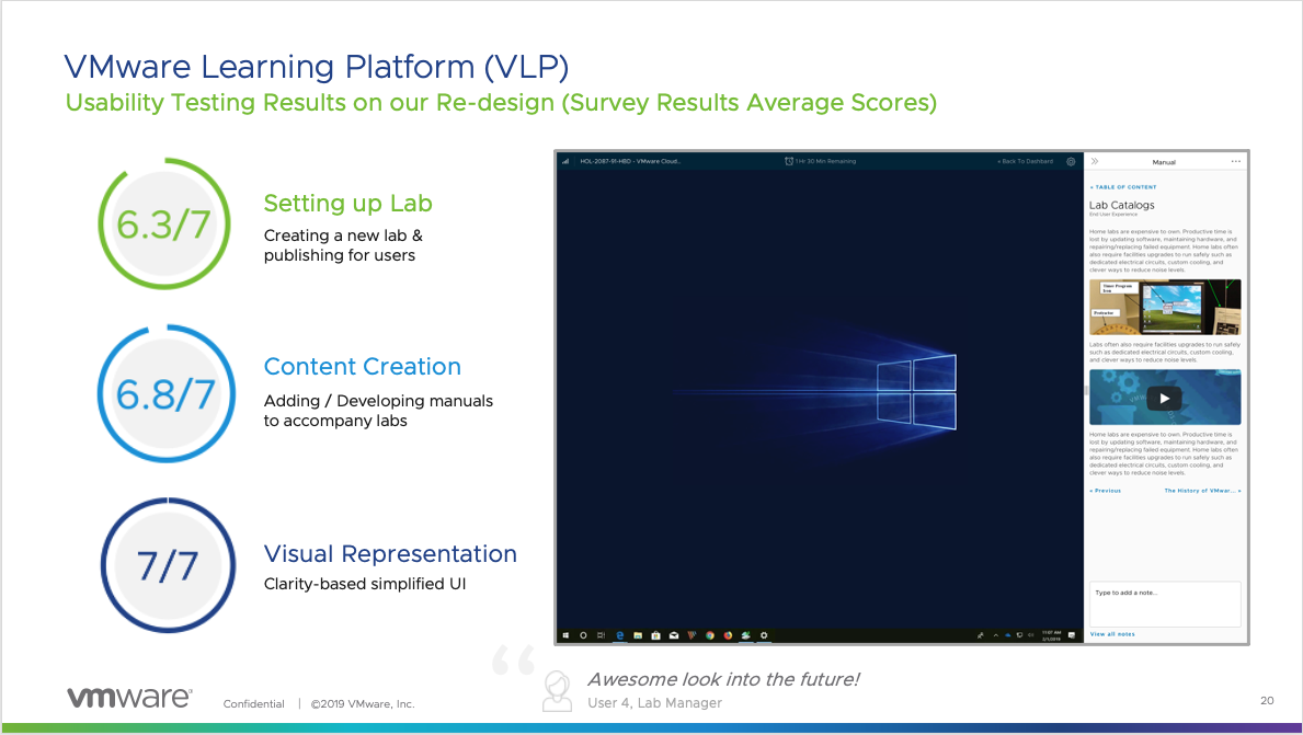 Success metrics showing revenue growth and customer adoption
