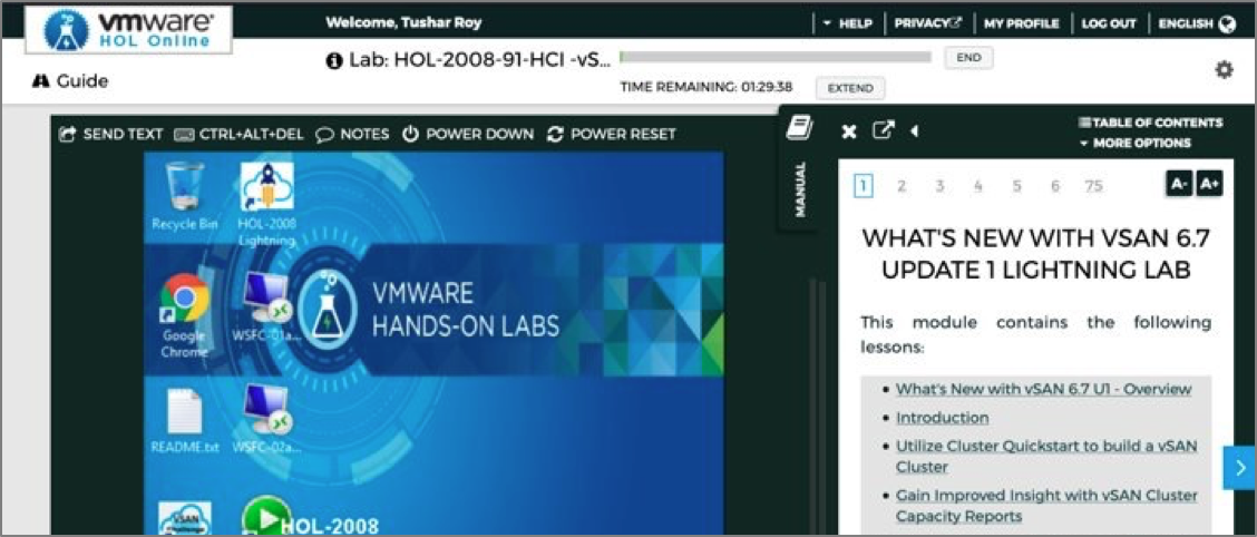 Original VLP interface showing inconsistent design patterns