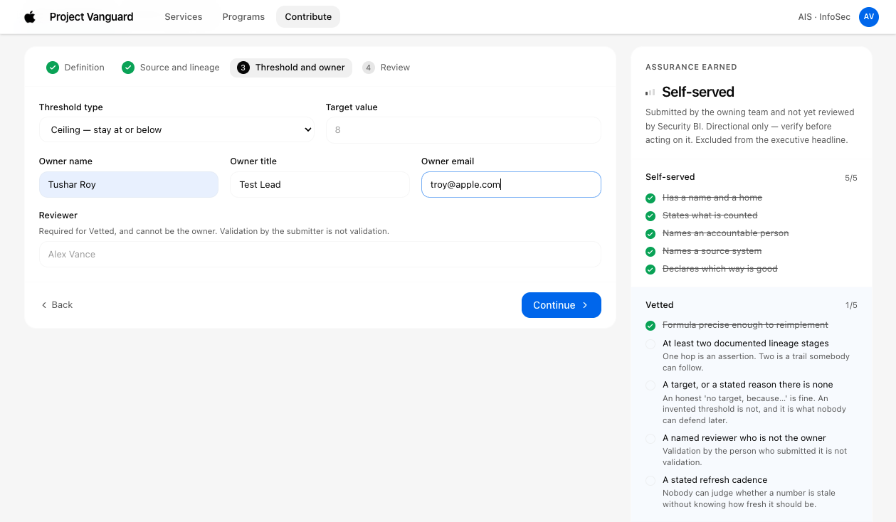 Step 5: Change history and version logging