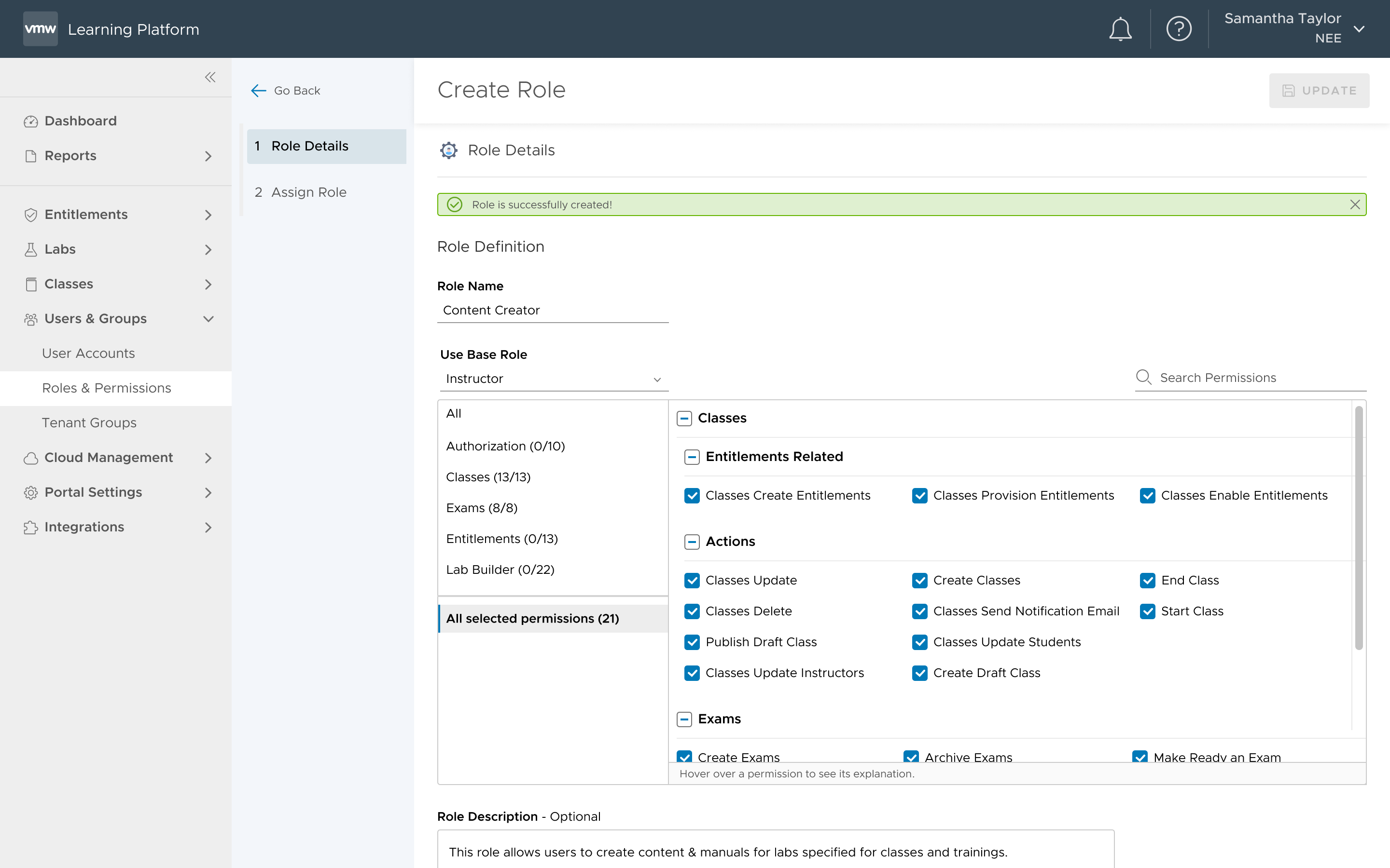 VLP Lite interface showing simplified onboarding