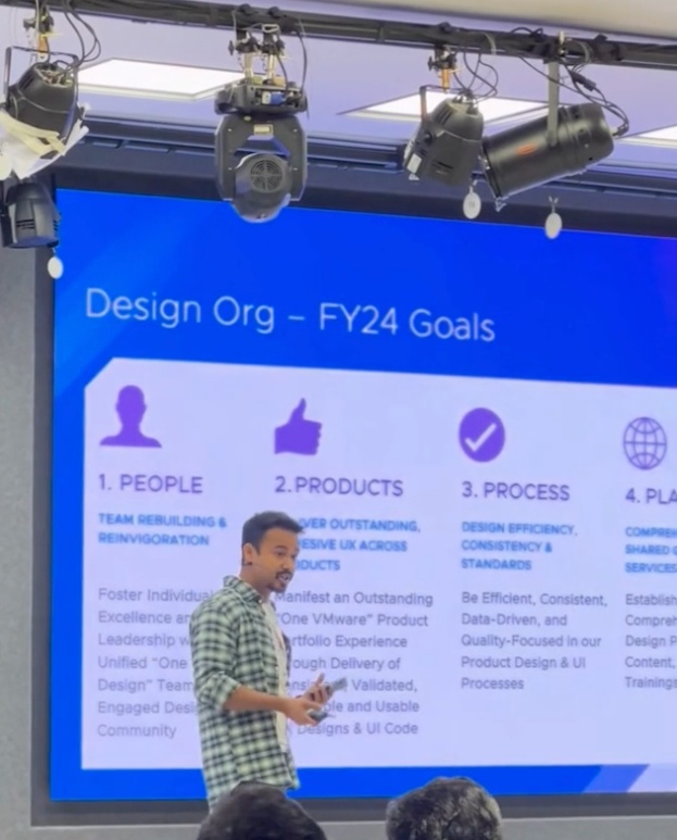 Sharing our FY24 Design Goals at a team offsite